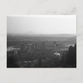 山・川・路面電車はがき ポストカード