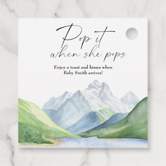 山 – 彼女ポップ・アートのがポップするとき フェイバータグ (裏面)