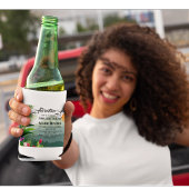 山、森、夕日 缶クーラー