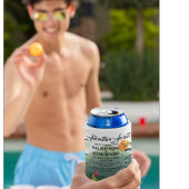 山、森、夕日 缶クーラー