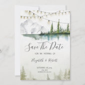 山、森、湖、ライツシック日付を保存 セーブザデート (正面)