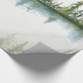 山、森、湖 ラッピングペーパー (角)