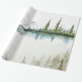 山、森、湖 ラッピングペーパー (アンロールド)