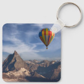 山 |熱気球マッターホルンスイスアルプス キーホルダー (裏面)