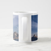 山 |熱気球マッターホルンスイスアルプス ジャンボコーヒーマグカップ (裏面)