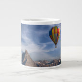 山 |熱気球マッターホルンスイスアルプス ジャンボコーヒーマグカップ (正面)