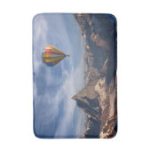 山 |熱気球マッターホルンスイスアルプス バスマット (正面縦)