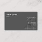 山 – 白と深い紫25003a 名刺 (裏面)