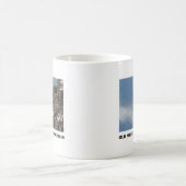 山(目の錯覚)の老人 コーヒーマグカップ (中央)