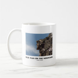 山(目の錯覚)の老人 コーヒーマグカップ