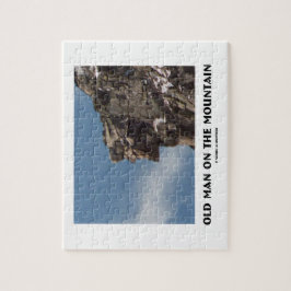 山(目の錯覚)の老人 ジグソーパズル