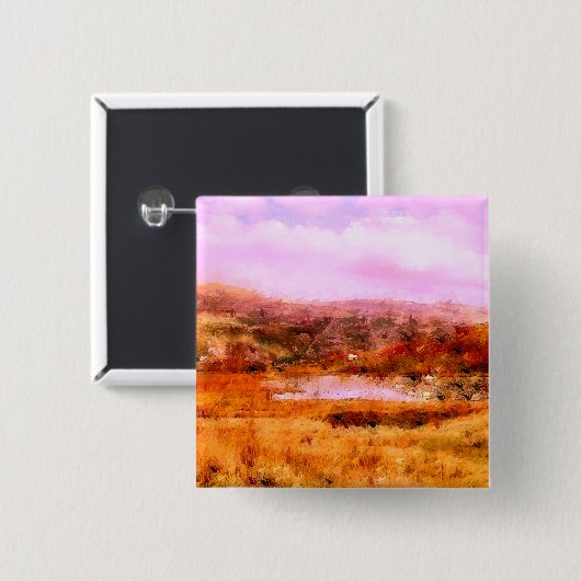 山 缶バッジ (正面&裏面)