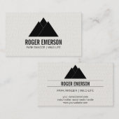 山/羽 名刺 (正面/裏面)