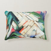 山（風景）by Franz Marc,ヴィンテージ・アート アクセントクッション (正面)