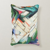 山(風景)by Franz Marc,ヴィンテージ・アート アクセントクッション (正面(垂直))