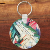 山（風景）by Franz Marc,ヴィンテージ・アート キーホルダー (裏面)