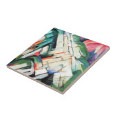 山（風景）by Franz Marc,ヴィンテージ・アート タイル (側面)