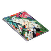 山（風景）by Franz Marc,ヴィンテージ・アート ノートブック (右側)