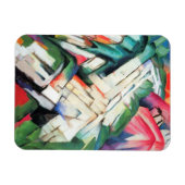 山（風景）by Franz Marc,ヴィンテージ・アート マグネット (横)