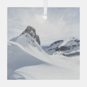 山 | Achensee Zillertal,オーストリア ガラスオーナメント (裏面)