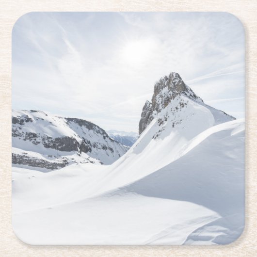 山 | Achensee Zillertal，オーストリア スクエアペーパーコースター (正面)