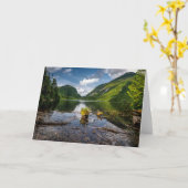 山 | Adirondackハイピーク(ニューヨーク) カード (黄色い花)