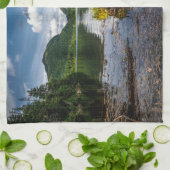 山 | Adirondackハイピーク(ニューヨーク) キッチンタオル (折り畳み)