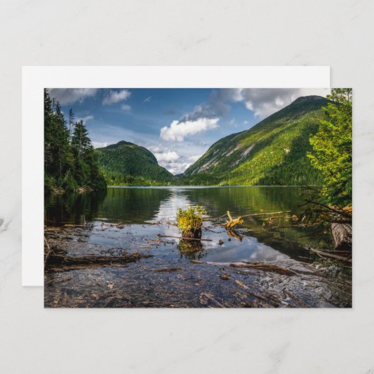 山 | Adirondackハイピーク(ニューヨーク) サンキューカード (正面/裏面)