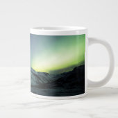 山 | Aurora Borealis & Milky Way Alaska ジャンボコーヒーマグカップ (右)