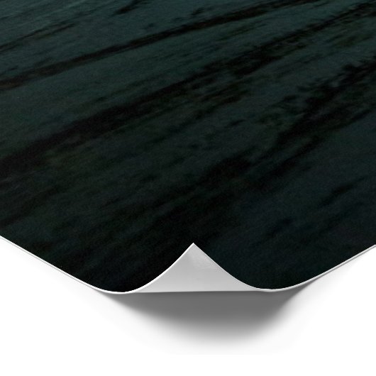 山 | Aurora Borealis & Milky Way Alaska ポスター (角)