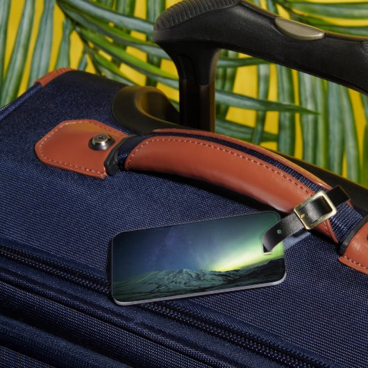 山 | Aurora Borealis & Milky Way Alaska ラゲッジタグ (正面インサイチュ3)