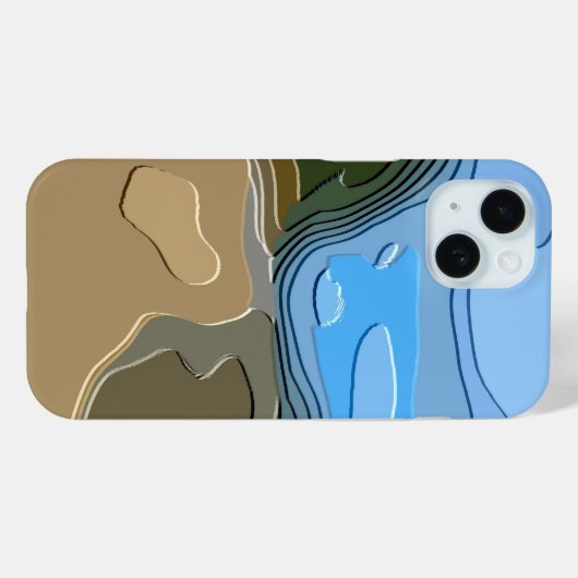 山 Case-Mate iPhoneケース (裏面 (横))