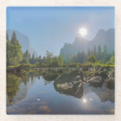 山 El Capitan Yosemite Park （カリフォルニア） ガラスコースター (正面)