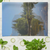 山 El Capitan Yosemite Park (カリフォルニア) キッチンタオル (折り畳み)