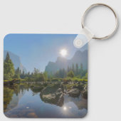 山 El Capitan Yosemite Park (カリフォルニア) キーホルダー (裏面)