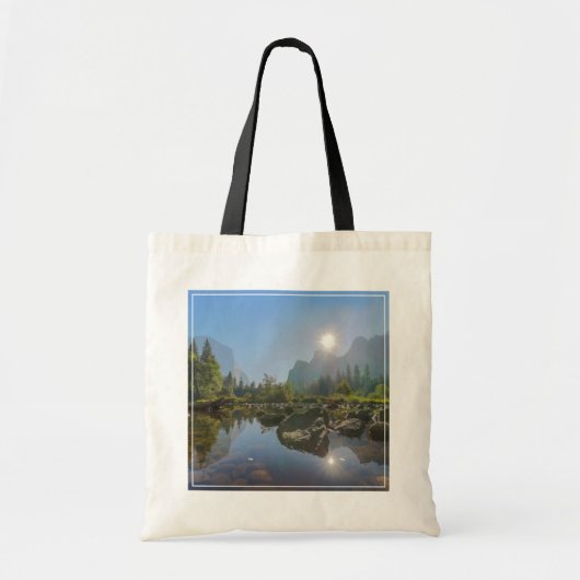 山 El Capitan Yosemite Park (カリフォルニア) トートバッグ (正面)