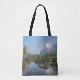 山 El Capitan Yosemite Park (カリフォルニア) トートバッグ