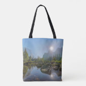 山 El Capitan Yosemite Park (カリフォルニア) トートバッグ (裏面)