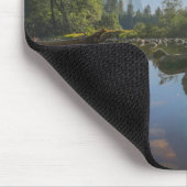 山 El Capitan Yosemite Park （カリフォルニア） マウスパッド (コーナー)