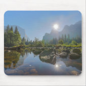 山 El Capitan Yosemite Park （カリフォルニア） マウスパッド (正面)