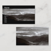 山; Ethereal/B&Wの景色 名刺 (正面/裏面)