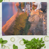 山 | Glacier National Park, Montana キッチンタオル (折り畳み)