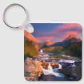 山 | Glacier National Park, Montana キーホルダー (正面)
