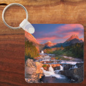 山 | Glacier National Park, Montana キーホルダー (正面)