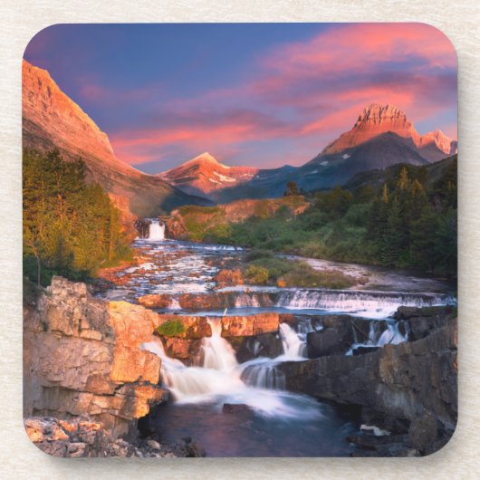 山 | Glacier National Park, Montana コースター (正面)