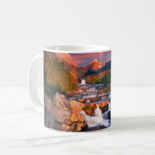 山   Glacier National Park, Montana コーヒーマグカップ