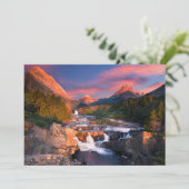 山 | Glacier National Park, Montana サンキューカード (スタンド正面)