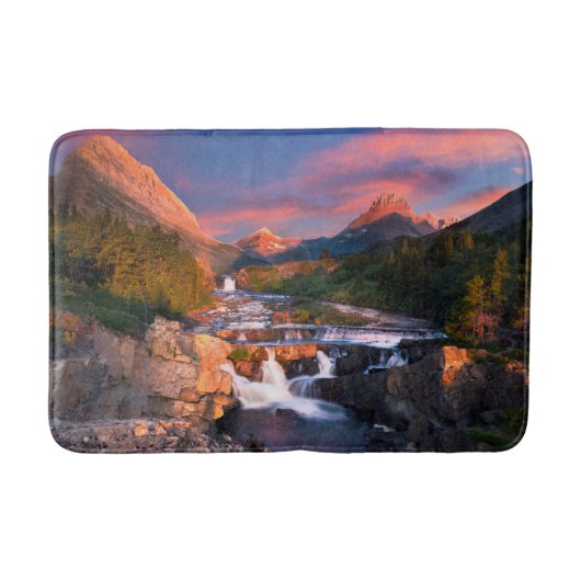 山 | Glacier National Park, Montana バスマット (正面)
