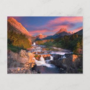 山 Glacier National Park, Montana ポストカード