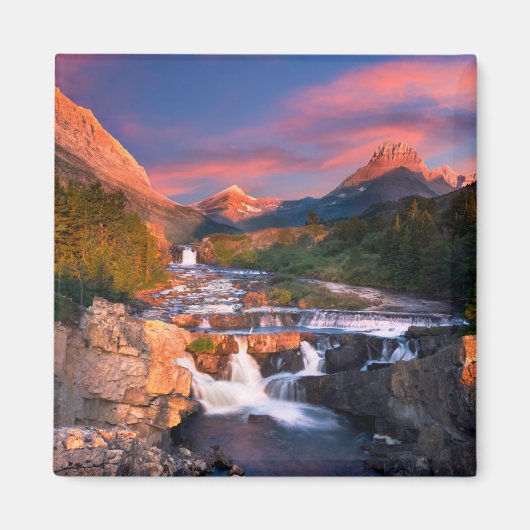 山 | Glacier National Park, Montana マグネット (正面)